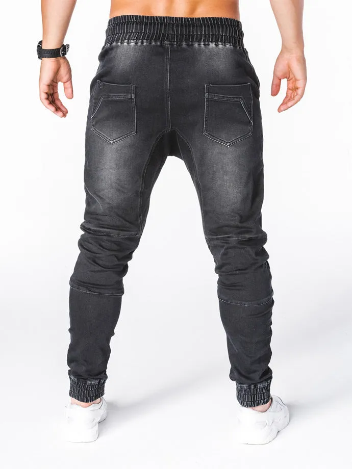 Washed Denim Casual Pants Bunch Jeans
