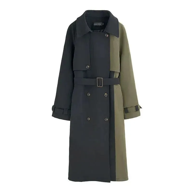 Women's Casual Winter Trench Overcoat
